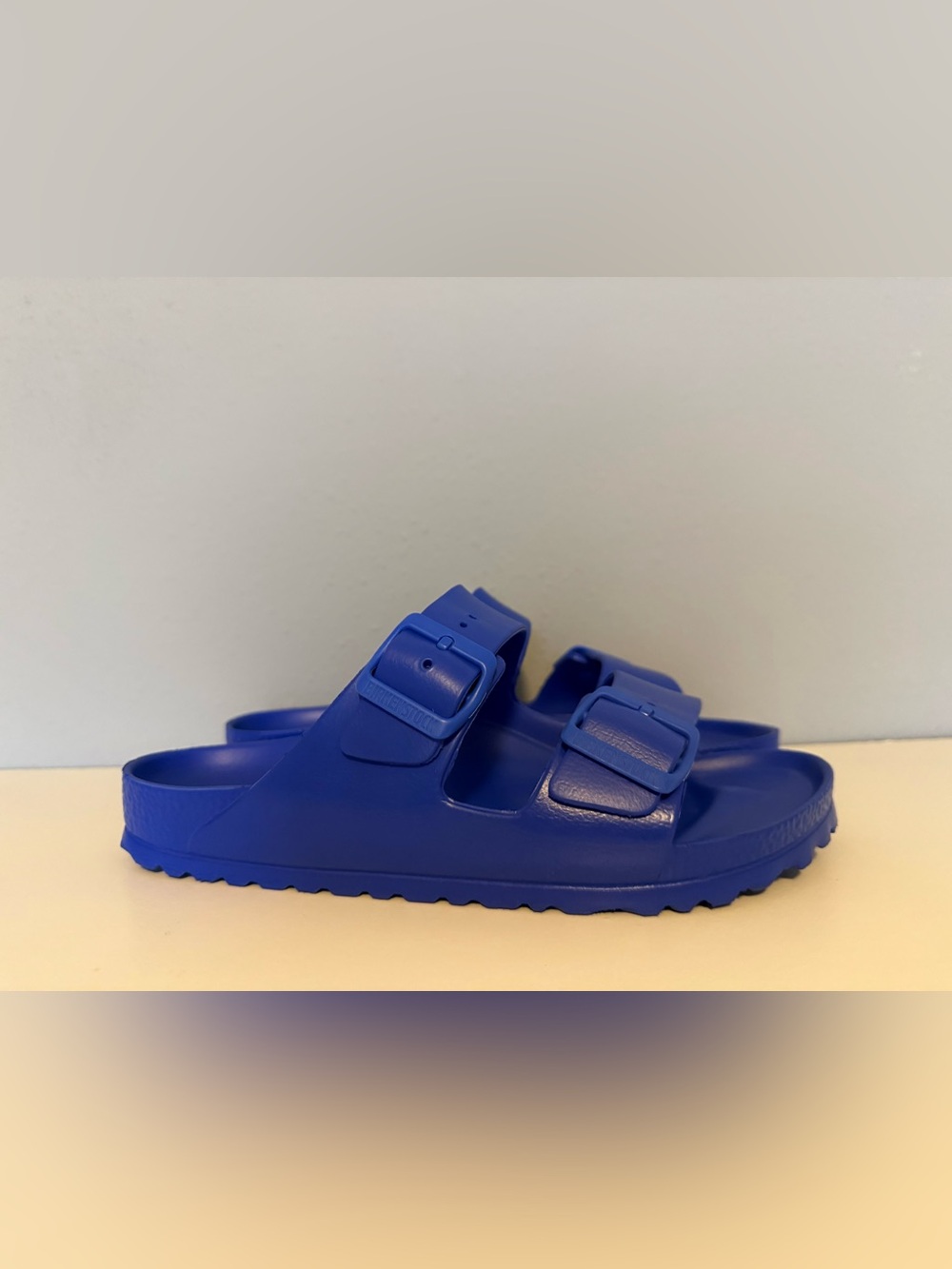 Birkenstock Blue Dual-Buckle Sandals